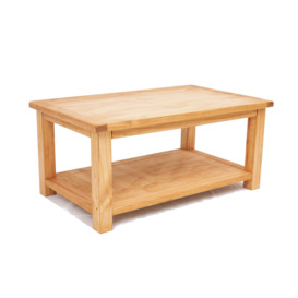 Coffee Table with Shelf - H45 W100 D60cm