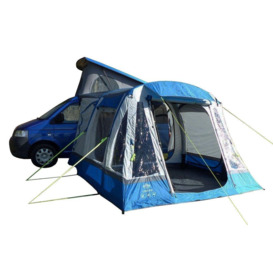 Loopo Breeze - Inflatable Campervan Awning (Blue/Grey)