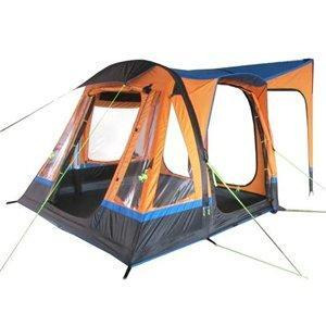 Loopo Breeze - Inflatable Campervan Awning (Orange/Grey) - image 1