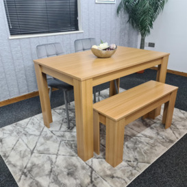 Dining Table Set with 2 Chairs Dining Room and Kitchen table set of 2, and Benches - thumbnail 2