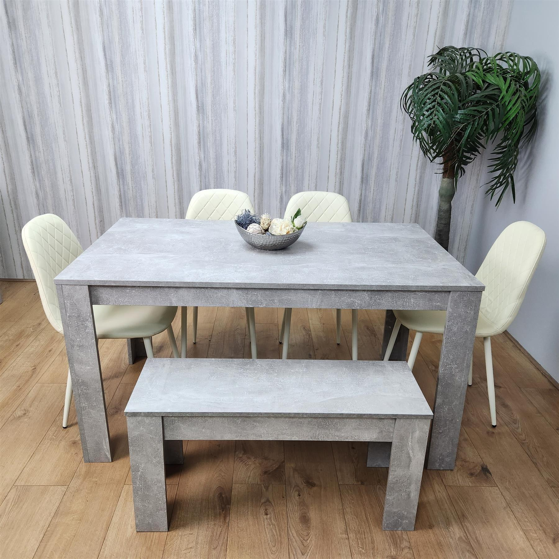 Kosy Koala Dining Table Set with 4 Chairs and a Bench Dining Room and Kitchen table set of 4 - image 1