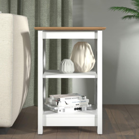 Exmouth Side Table with Shelf - thumbnail 1