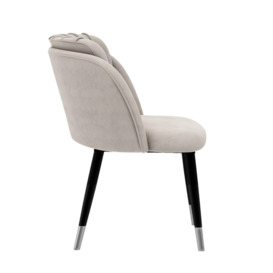 Set of 4 'Milano Velvet Dining Chair' Upholstered Dining Room Chair - thumbnail 3