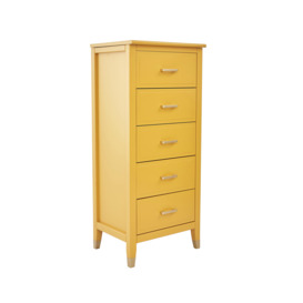 Palazzi 5 Drawer Narrow Chest of Drawers