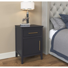 Monti 1 Drawer 1 Door  Bedside Table - thumbnail 3