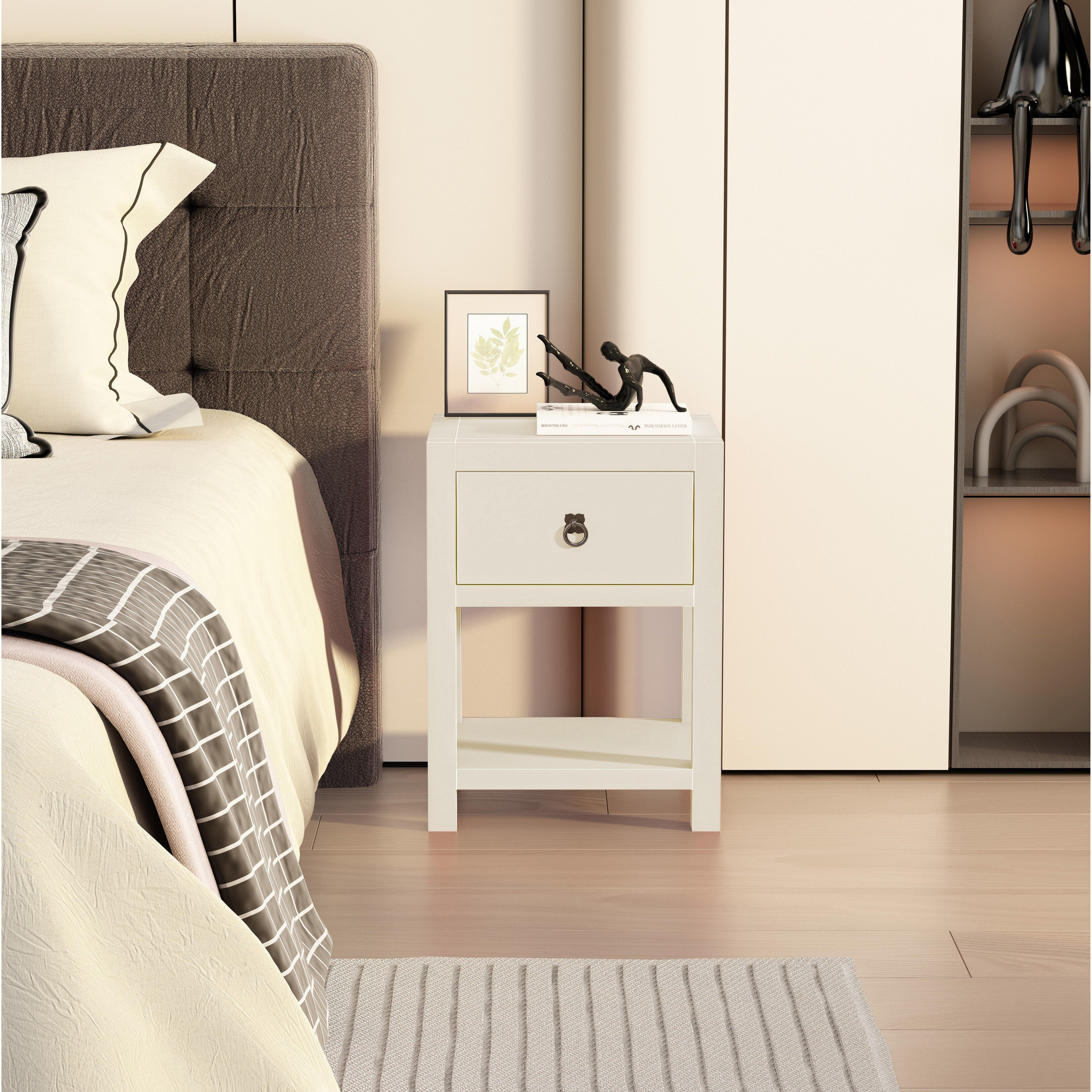Sino 1 Drawer  Bedside Table - image 1