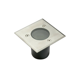 MYAH Square Small Single Stainless Steel Inground Or Decking Lights - thumbnail 2