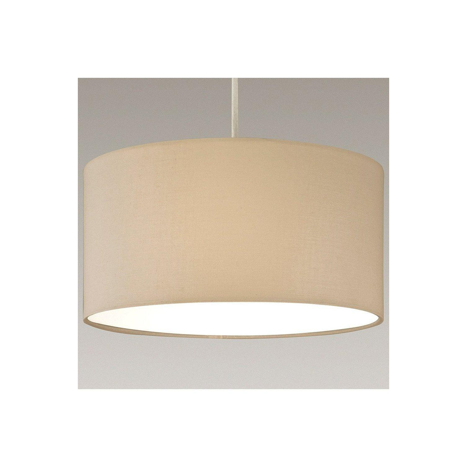 'Lucia' Cream Fabric Ceiling Lamp Shade With Frosted Diffuser - image 1
