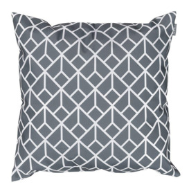 Art Deco Geometric Print Outdoor Cushion