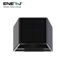Solar Up-Down Wall Lights with 3 directional Polycrystalline Solar Panel 5V/0.9W*3, 3.7V/1300mAh
