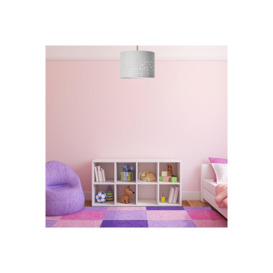'Stardust' Grey Star Easy Fit  Ceiling Lamp Shade - thumbnail 3