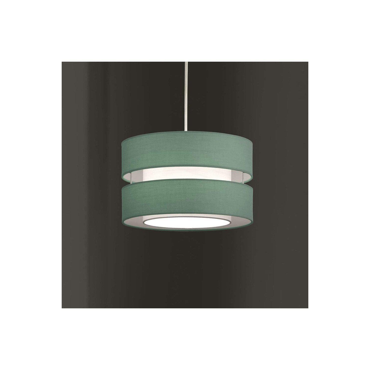 'Gayle' Teal Two Tier Ceiling Shade - image 1