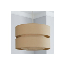 'Gayle' Cream Two Tier Ceiling Shade - thumbnail 1