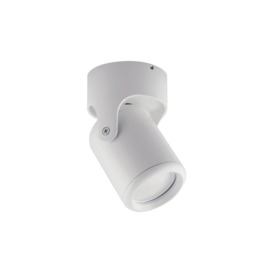 'Fran' White GU10 Ceiling Wall Spot Light With Adjustable Head