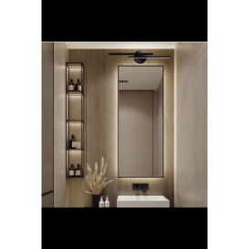 'Sash' LED Black IP44 Bathroom Rated Wall Light 14W - thumbnail 2