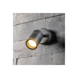 CGC lighting 'Mia' Dark Grey Stainless Steel GU10 Adjustable Outdoor Wall Light IP44 - thumbnail 3