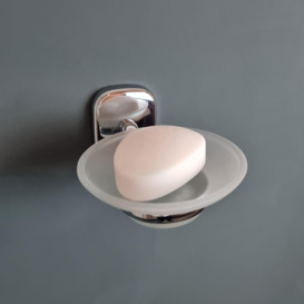 Glass Soap Holder Wall Mounted Accessory