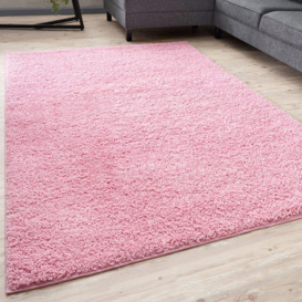 The Rugs Shaggy Rugs Pink Living Room Rug - Soft Fluffy Thick Carpet For Bedrooms and Kitchen Easy To Clean Home Decor Rugs
