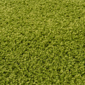 Myshaggy Collection Rugs Solid Design - Green - thumbnail 2