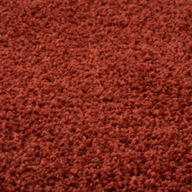 Myshaggy Collection Rugs Solid Design in Terracotta - thumbnail 2