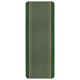 Washable Designer Rugs & Mats Lined Bordered Design in Green  - 116Gr - thumbnail 1