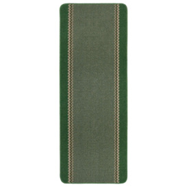 Washable Designer Rugs & Mats Lined Bordered Design in Green  - 116Gr - thumbnail 2