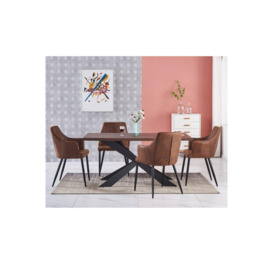 'Zarah Duke' Dining Set with a Table and 4 Chairs - thumbnail 2