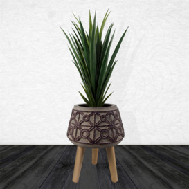 Embossed Composite Large Planter