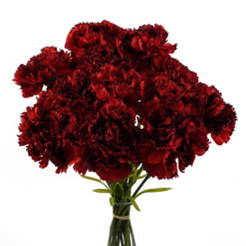 12 x Red Carnation Artificial Flower - thumbnail 2
