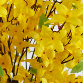 120cm Artificial Forsythia Tree Realistic Large Natural - thumbnail 2