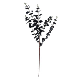 Leaf 100cm Yellow Lily Black Eucalptus Glass Ball Vase - thumbnail 3