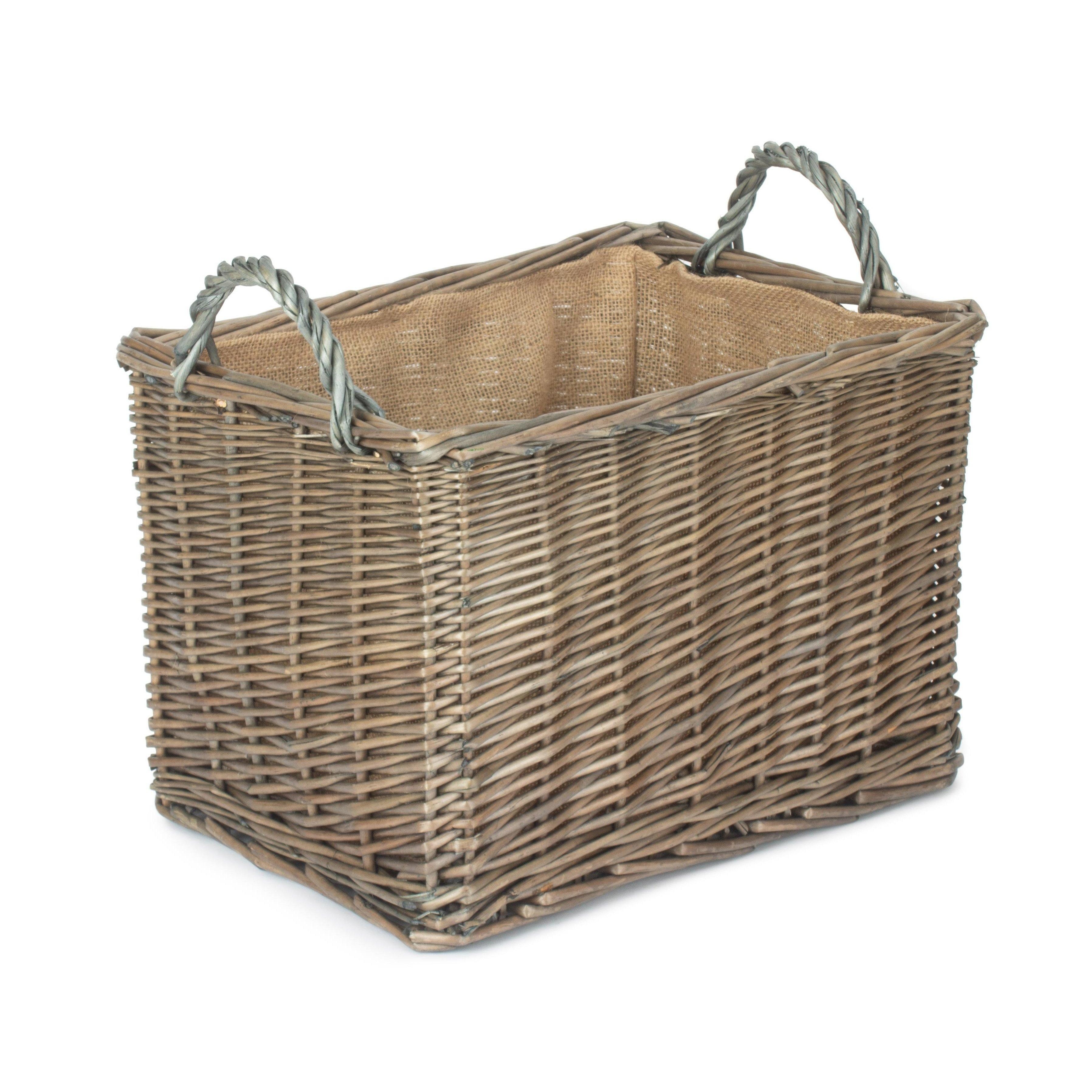 Wicker Kindling Wood Basket - image 1