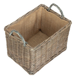 Wicker Kindling Wood Basket - thumbnail 2