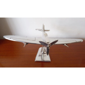 Spitfire Aeroplane Ornament Aluminium Plane Sculpture Gift - thumbnail 3