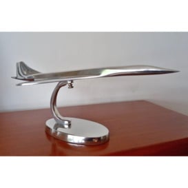 Concorde Aeroplane Ornament Aluminium Plane Sculpture Gift