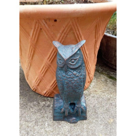 Long Eared Owl Garden Sculpture Outdoor Figurine - thumbnail 2