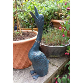 Goose Garden Ornament Sculpture cast in Aluminium - thumbnail 2