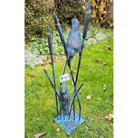 Birds on Reeds Garden Sculpture Statue Ornament - thumbnail 1