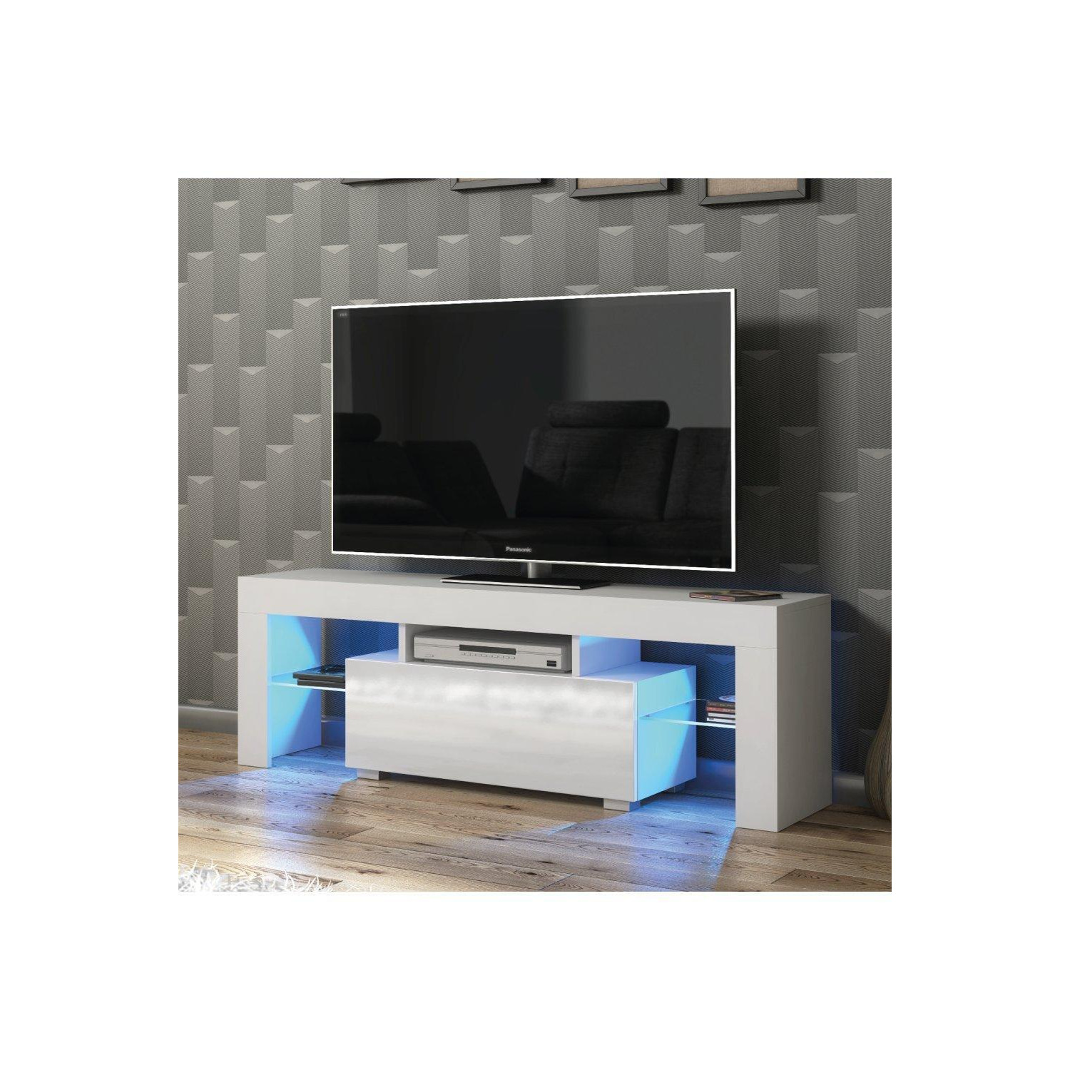 TV Unit 130cm Sideboard Cabinet Cupboard TV Stand - image 1