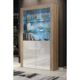 Display Cabinet 170cm Modern Sideboard 2 Doors Cupboard TV Stand