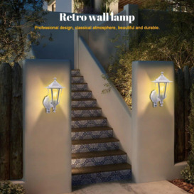Outdoor Vintage Wall Light with E27 Lamp Holder with Motion Sensor (Bulb not included) - thumbnail 3