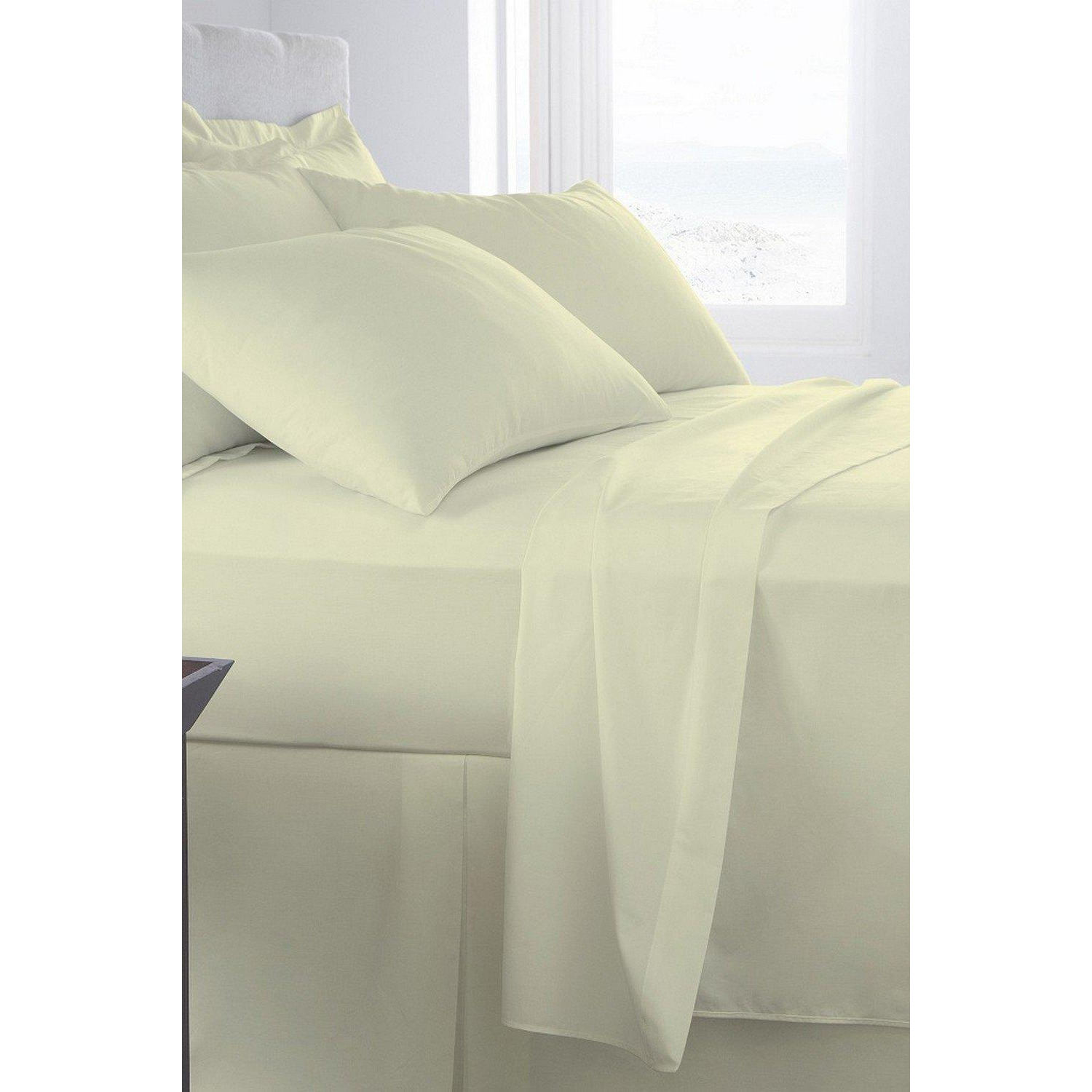 "Egyptian Cotton Deep Fitted Sheet - 400 Thread Count - 16"" Deep" - image 1