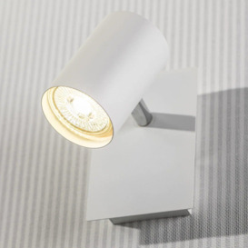 'Veneto' White Single GU10 Ceiling Spotlight Adjustable - thumbnail 1