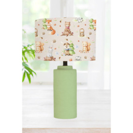 Forest Baby Animals Lampshade Natural - thumbnail 2