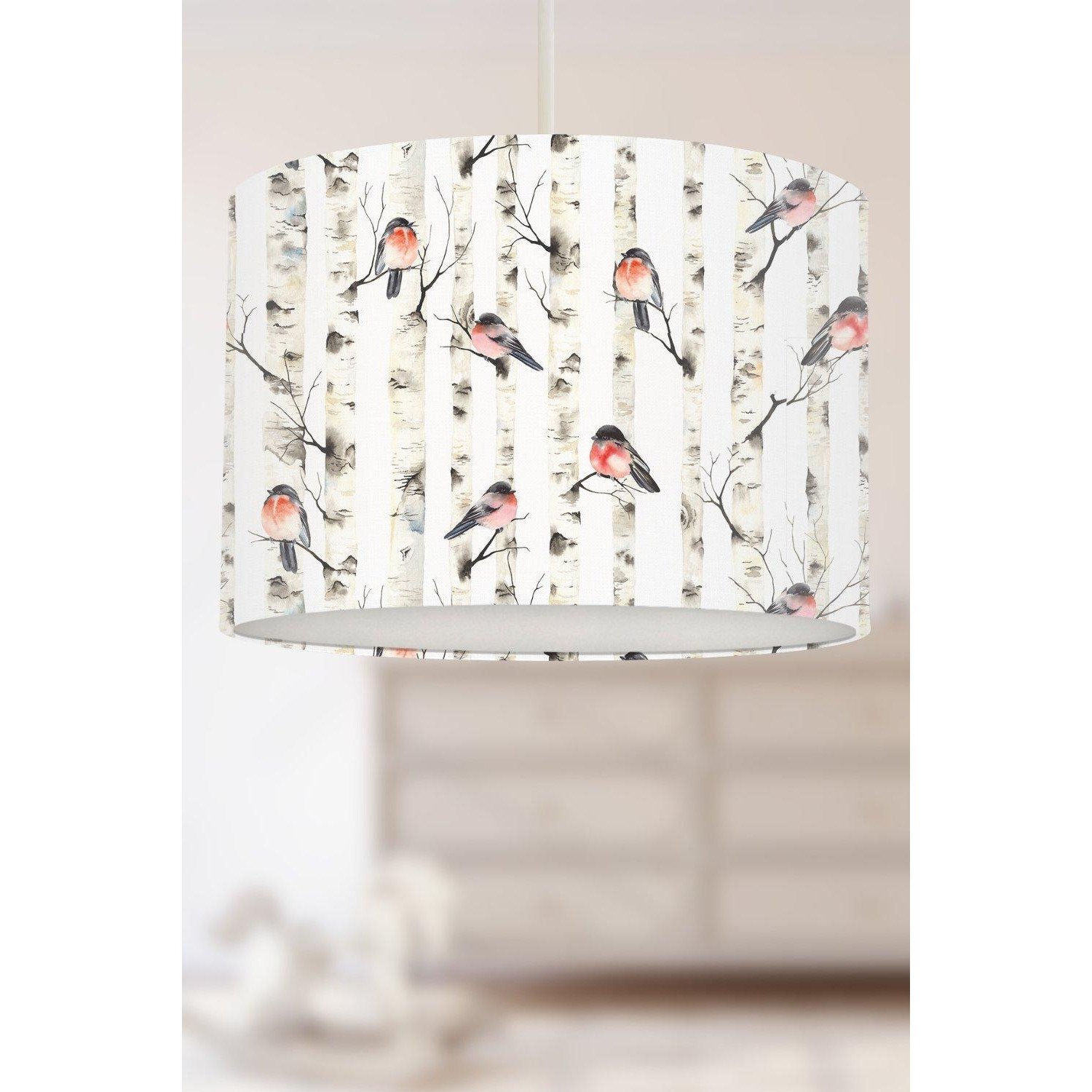 Little Red Robin Lampshade - image 1
