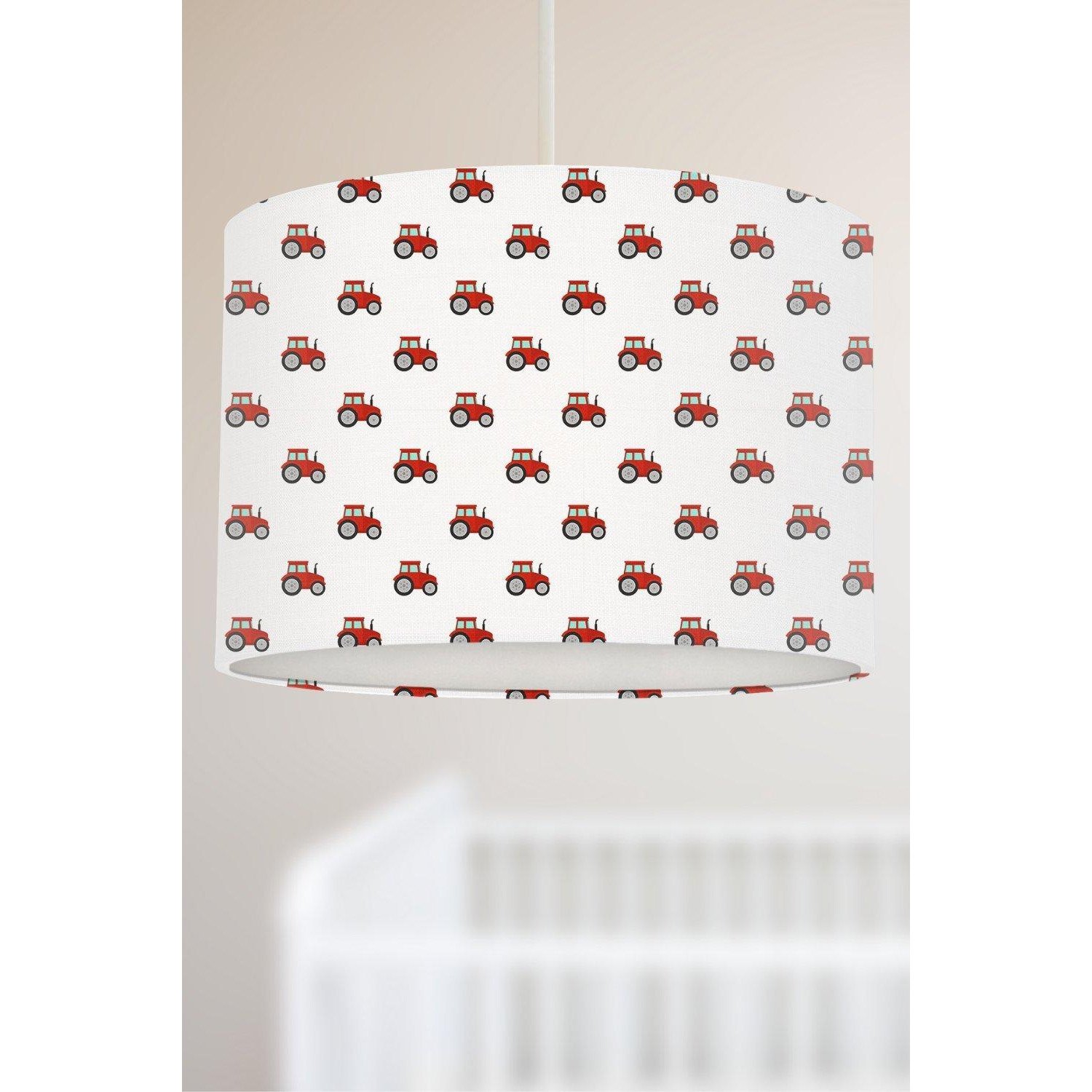 Red Tractor Lampshade - image 1