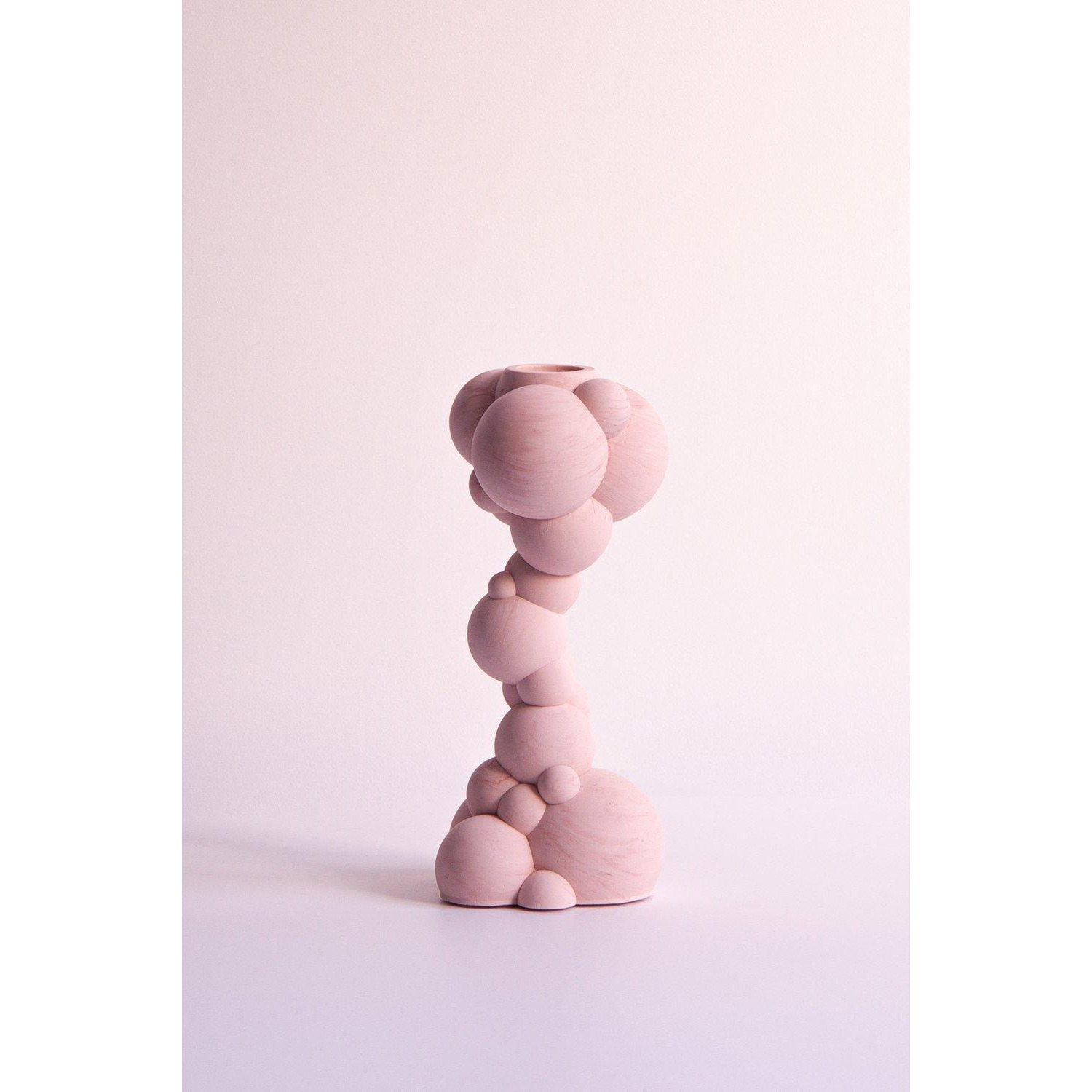 Molecule Tall Marble Candle Holder - image 1