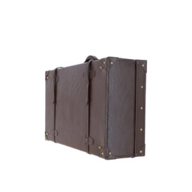 'Andare' Vintage Large Leather Trunk - thumbnail 2