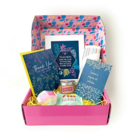 Teacher Thank You Filled Curated Gift Box Present Her Hamper End Term