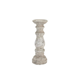 Ceramic Column Candle Holder - thumbnail 1